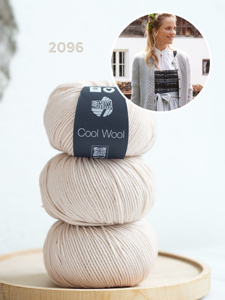 Breipakket Cool Wool vestje met kabels