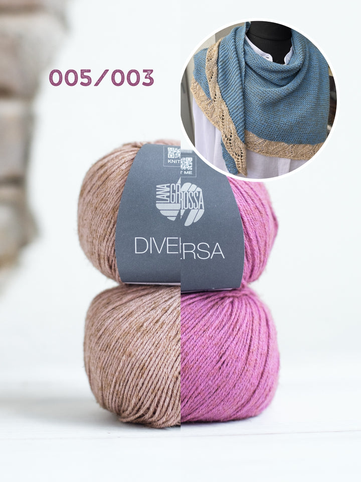 Breipakket Lizas Tuch Tender Vine - Diversa