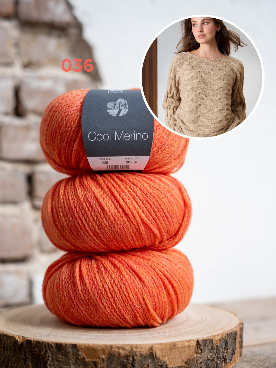 Breipakket Cool Merino trui met textuur