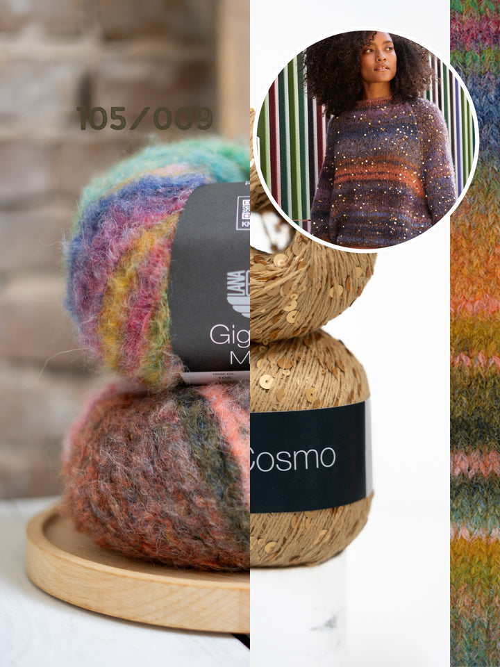 Breipakket Gigante Multi Cosmo oversized trui