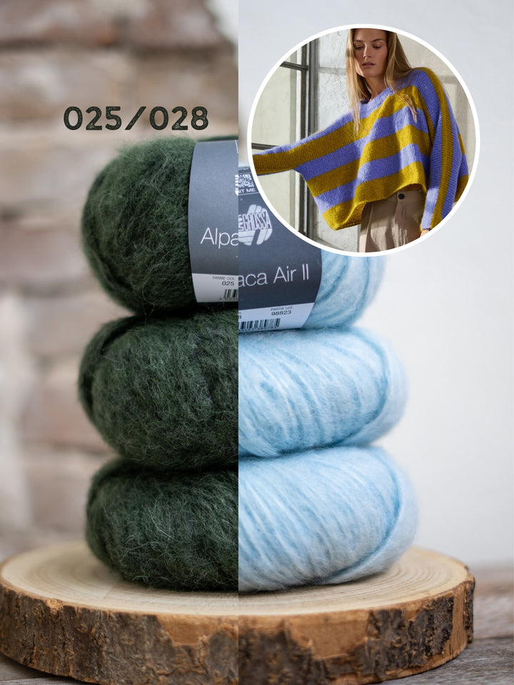 Breipakket Alpaca Air II korte strepentrui