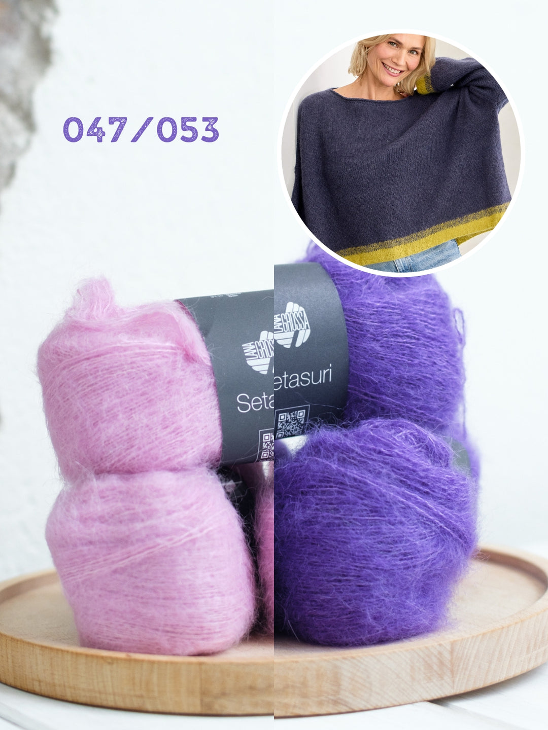 Breipakket Setasuri colorblock trui