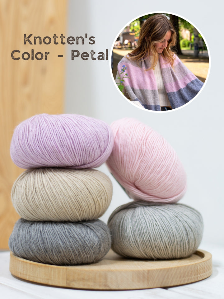 Breipakket Ecopuno Colorblock sjaal