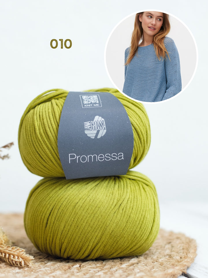 Breipakket Promessa pullover in ribbelpatroon