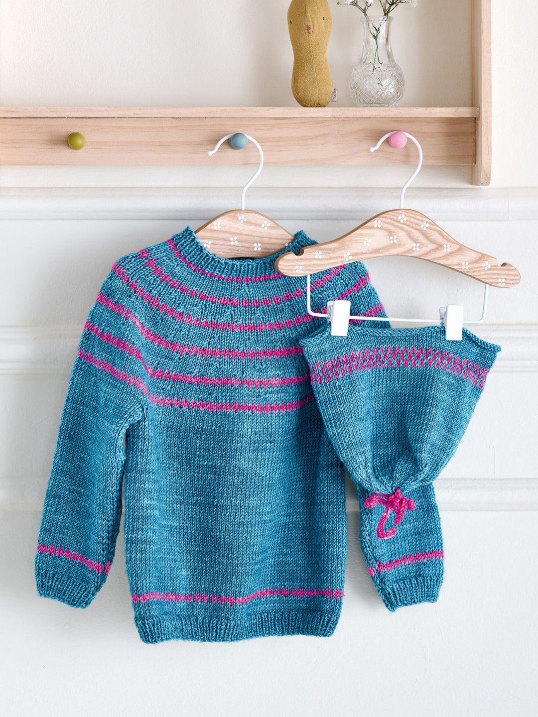 Breipakket Cool Wool Vintage trui + muts