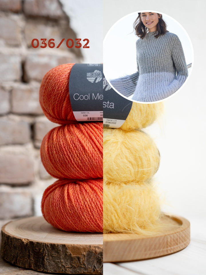 Breipakket Basta Cool Merino trui in patentsteek