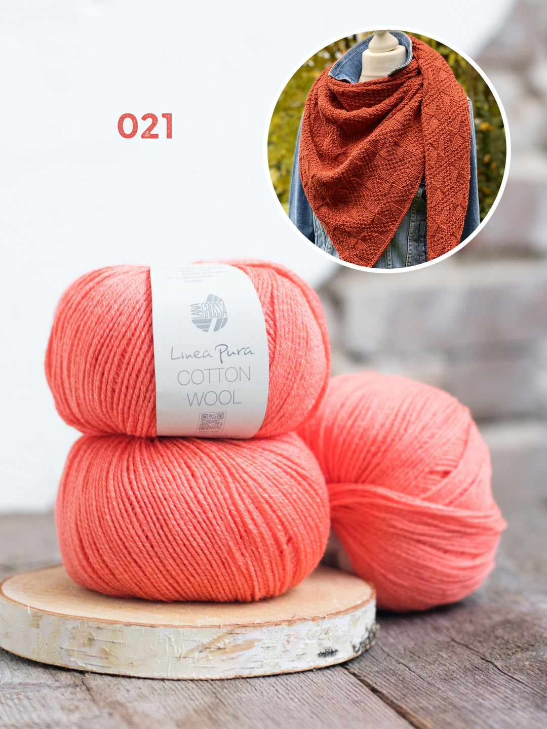 Breipakket Lizas Tuch Autumn Winds - Cotton Wool