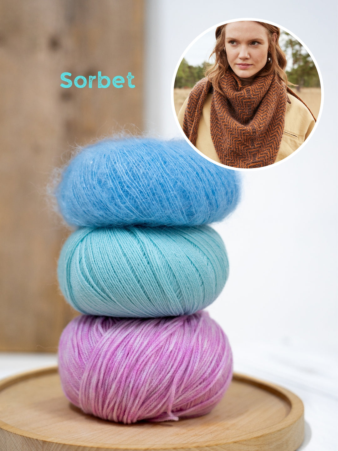 Breipakket Cashmere 16 Fine Silkhair Cool Wool Lace driehoekstola