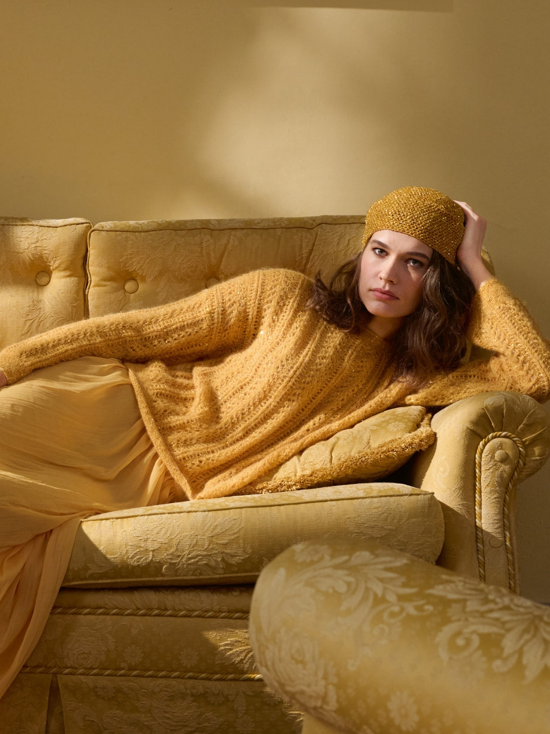 Breipakket Setasuri Glamour trui met kantpatroon