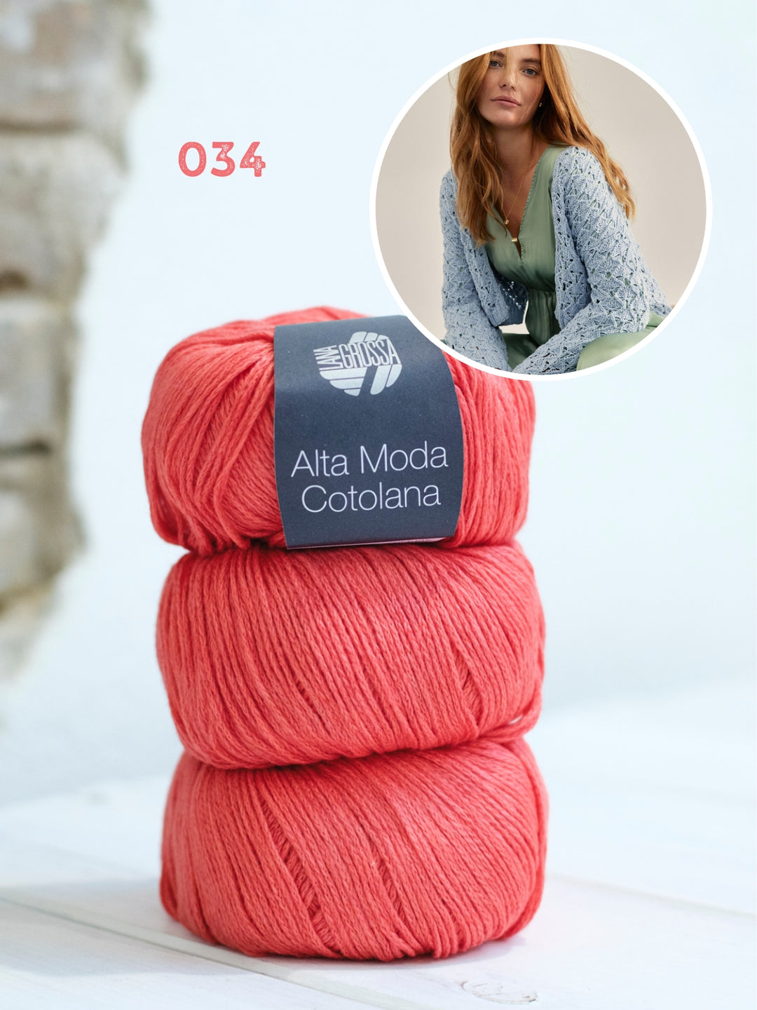Breipakket Alta Moda Cotolana cardigan in ajourpatroon