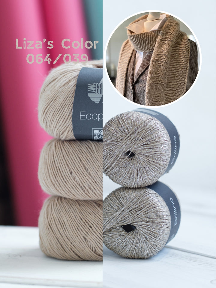 Breipakket Lizas Schal Tiny Trees