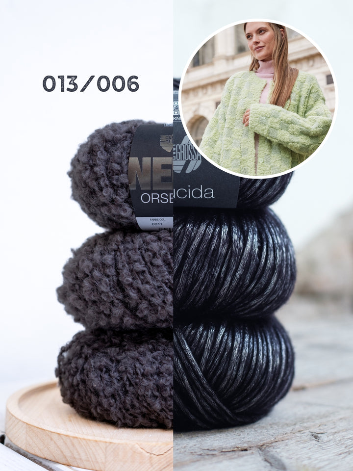 Breipakket Orsetto Lucida dambord vest