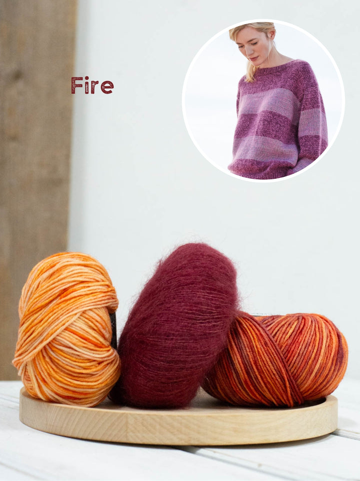 Breipakket Cool Wool Vintage Silkhair strepentrui