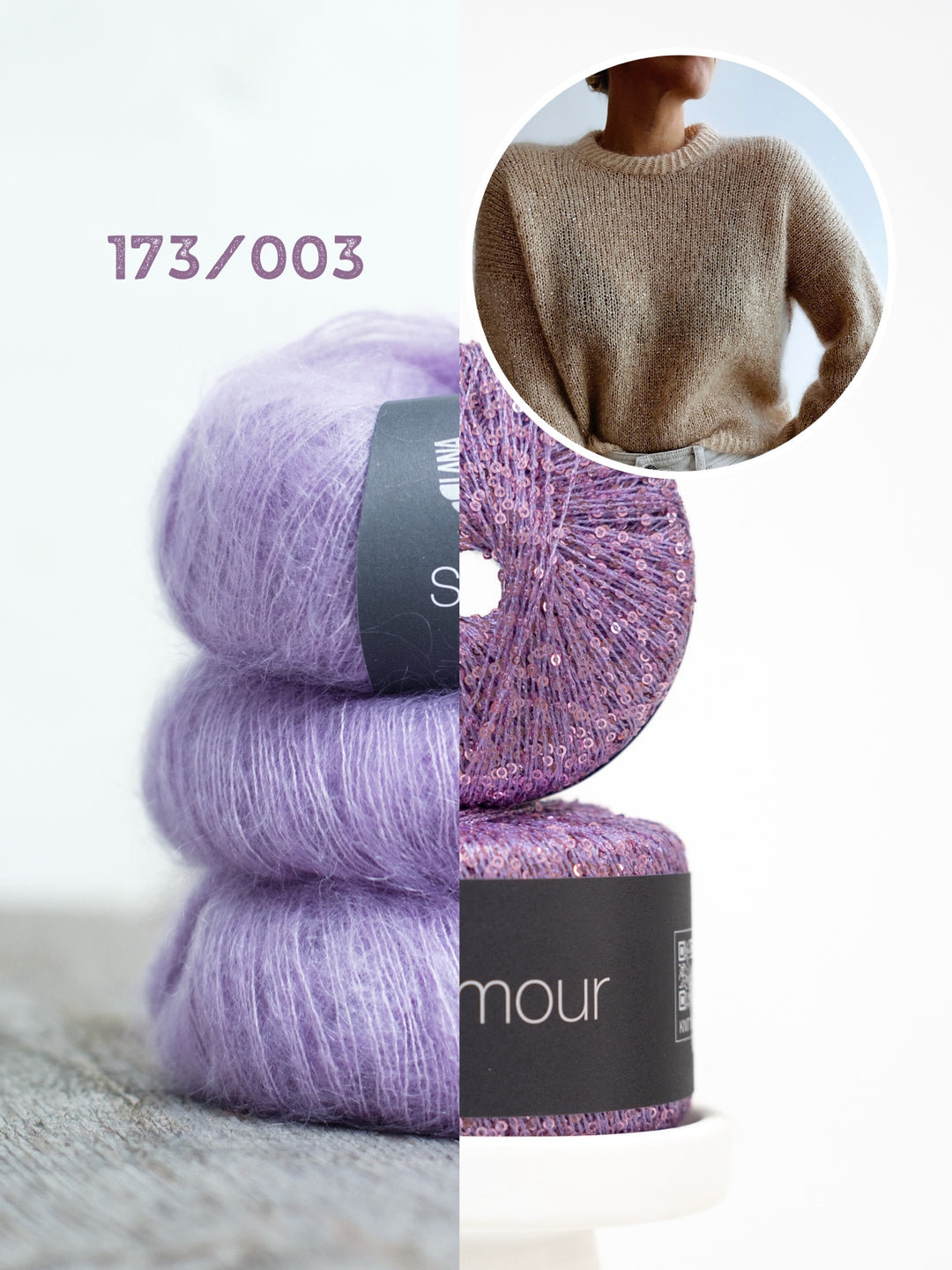 Breipakket Odette Sweater - Engels- & Duitstalig - Kolibri by Johanna