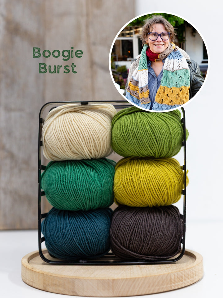 Breipakket Stitch Party Scarf - KAL 2025