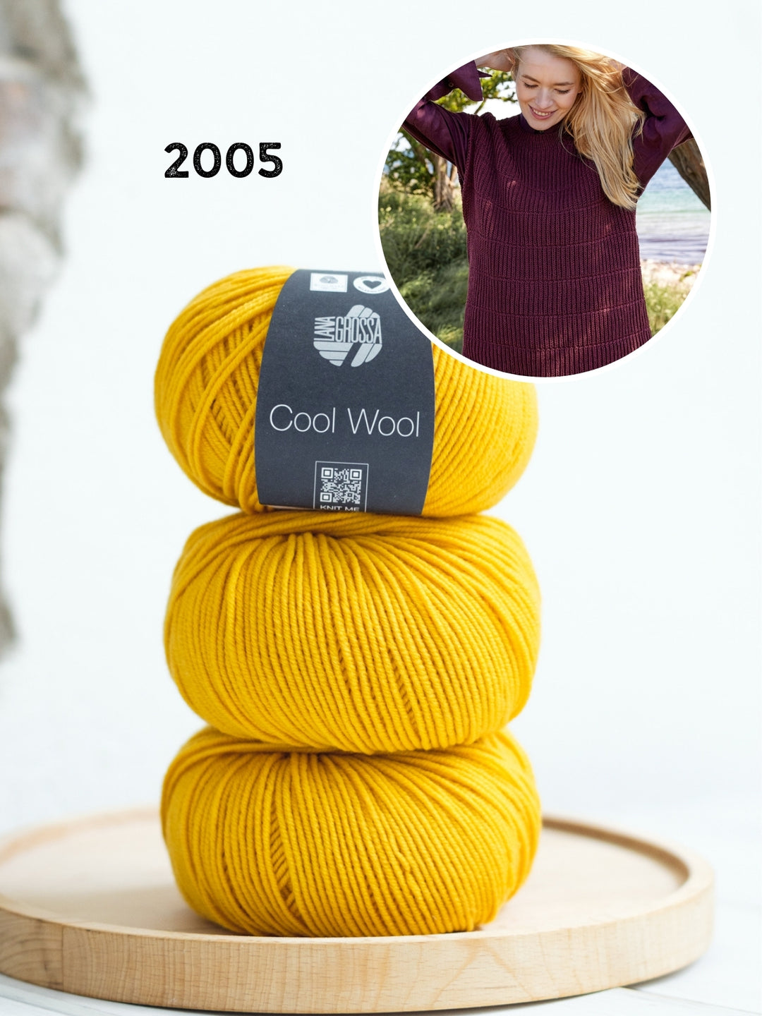 Breipakket Cool Wool spencer in halve patentsteek