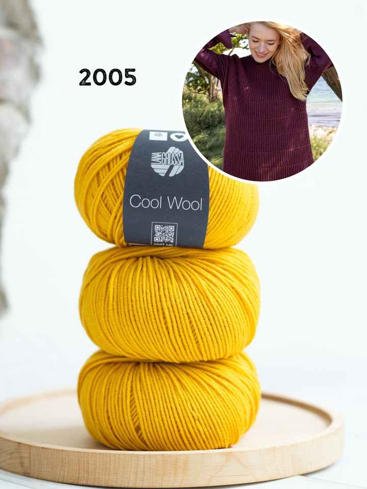 Breipakket Cool Wool spencer in halve patentsteek