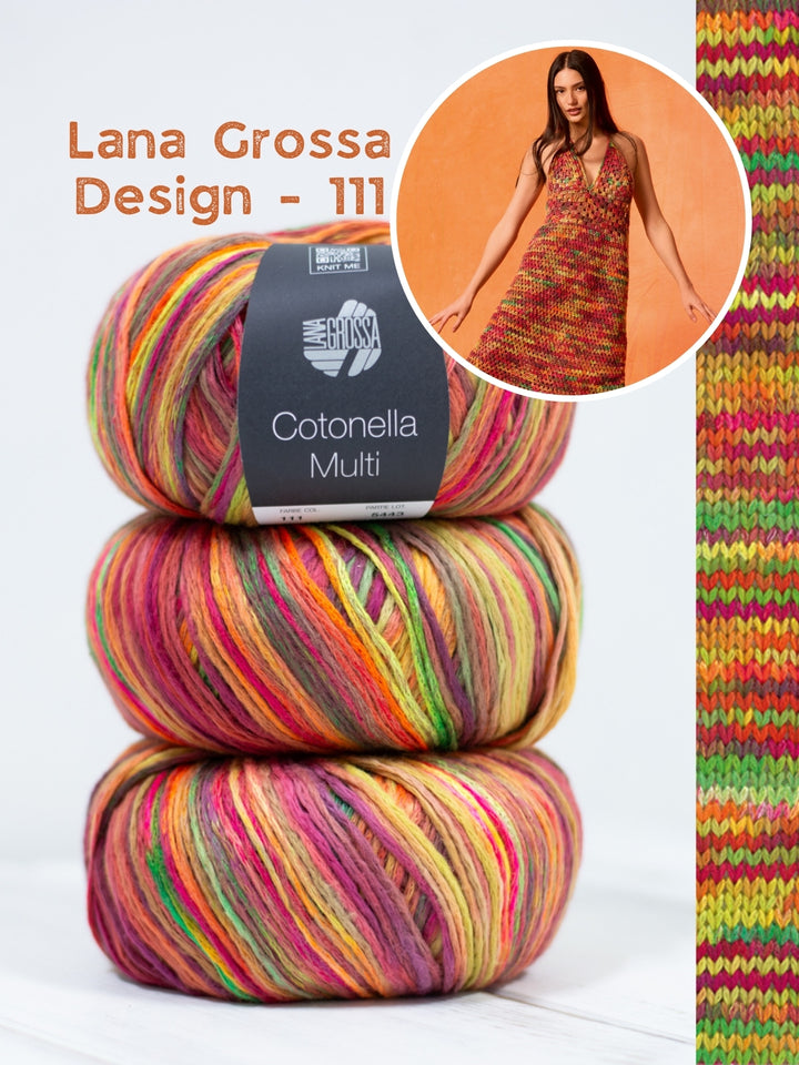 Haakpakket Cotonella Multi halter jurk