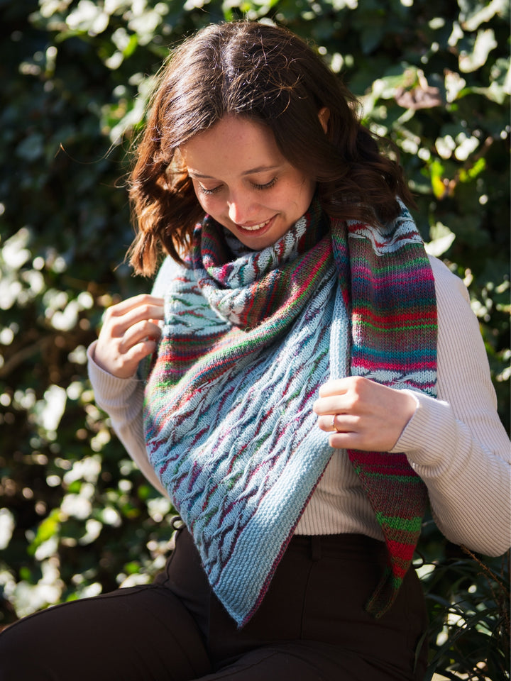 Breipakket Lizas Tuch New Waves - Colorissimo Ecopuno