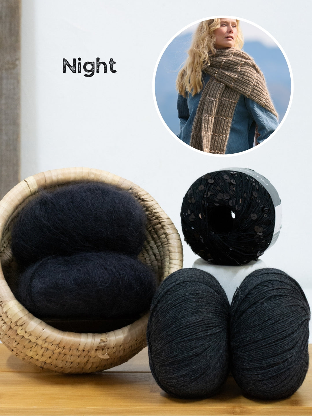 Haakpakket Cool Wool Lace Silkhair Cosmo sjaal