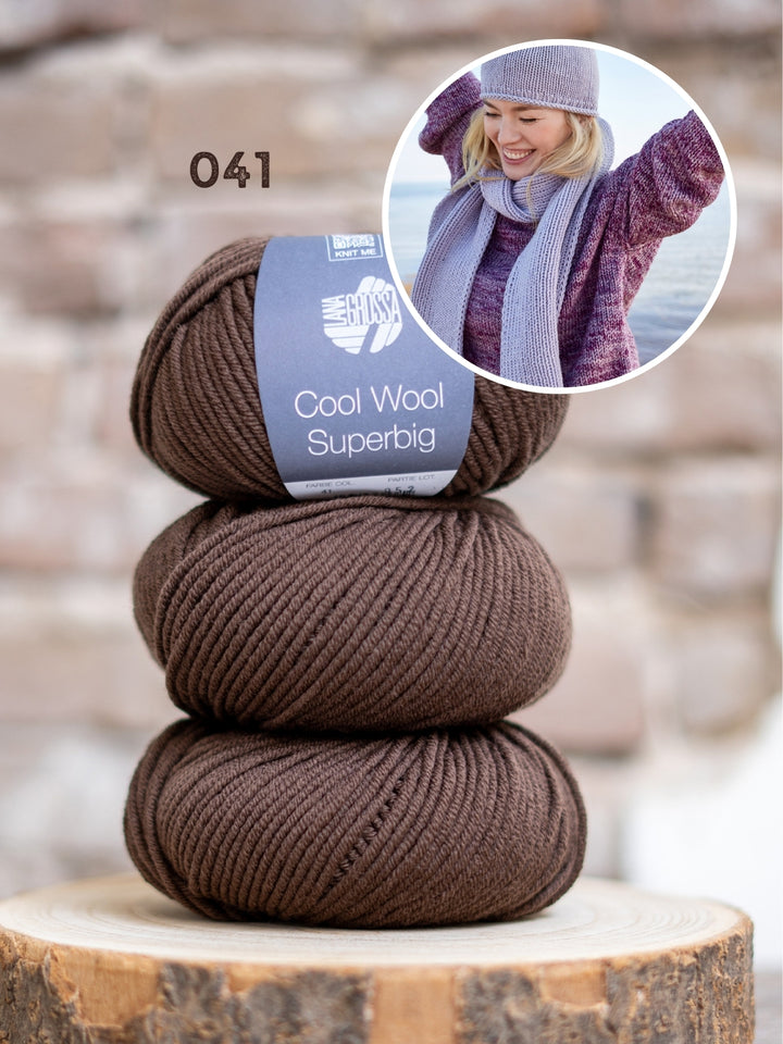 Breipakket Cool Wool Superbig sjaal & muts