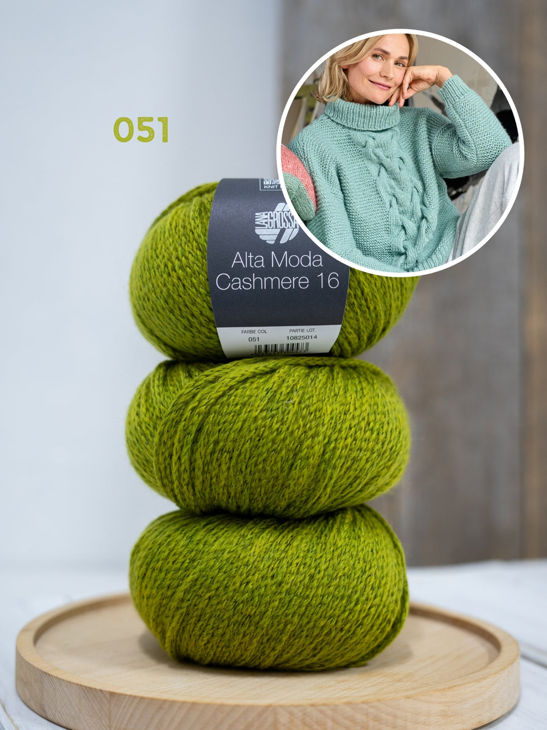 Breipakket Alta Moda Cashmere 16 kabeltrui