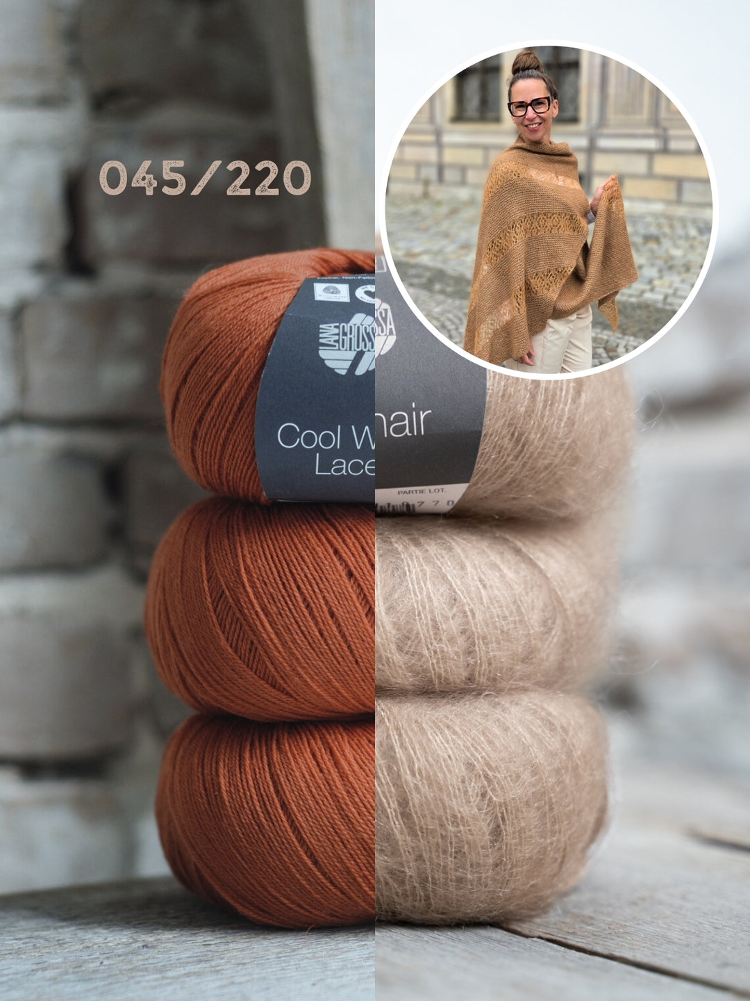 Breipakket sjaal Elua - Joél Joél