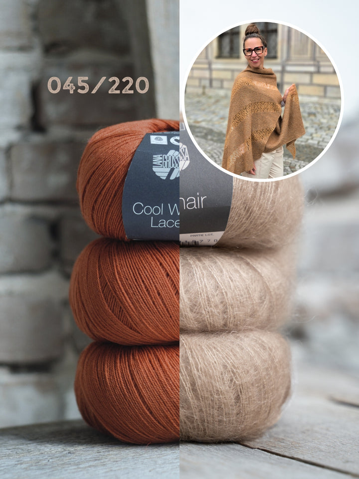 Breipakket sjaal Elua - Joél Joél