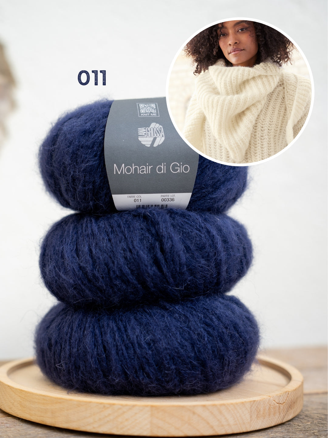 Breipakket Mohair Di Gio trui in patentsteek