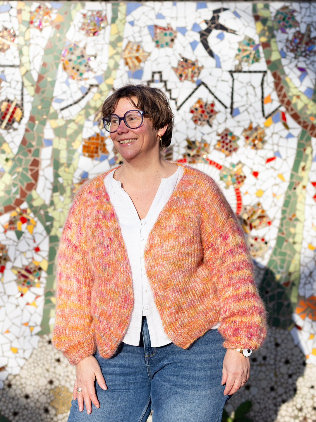 Breipakket Bernadette vest - Silkhair Hand-Dyed