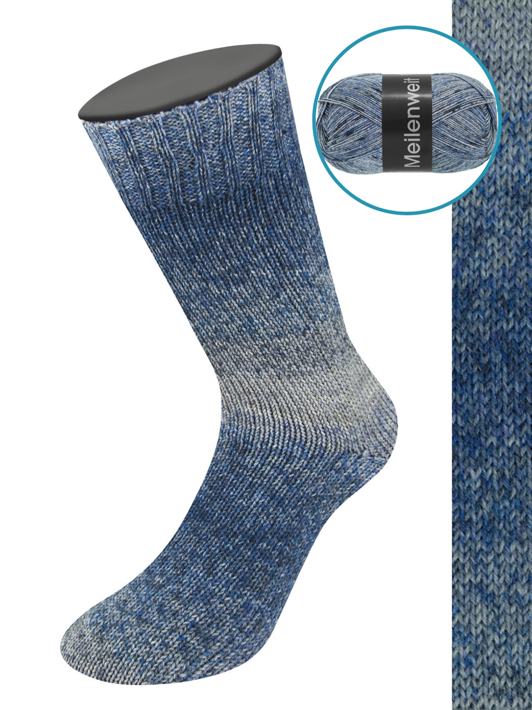 Meilenweit 100 Denim Mix Blue 609