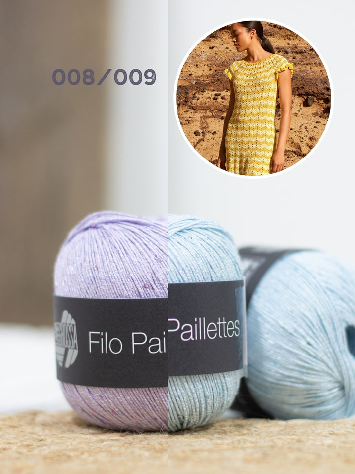 Haakpakket Filo Paillettes jurk