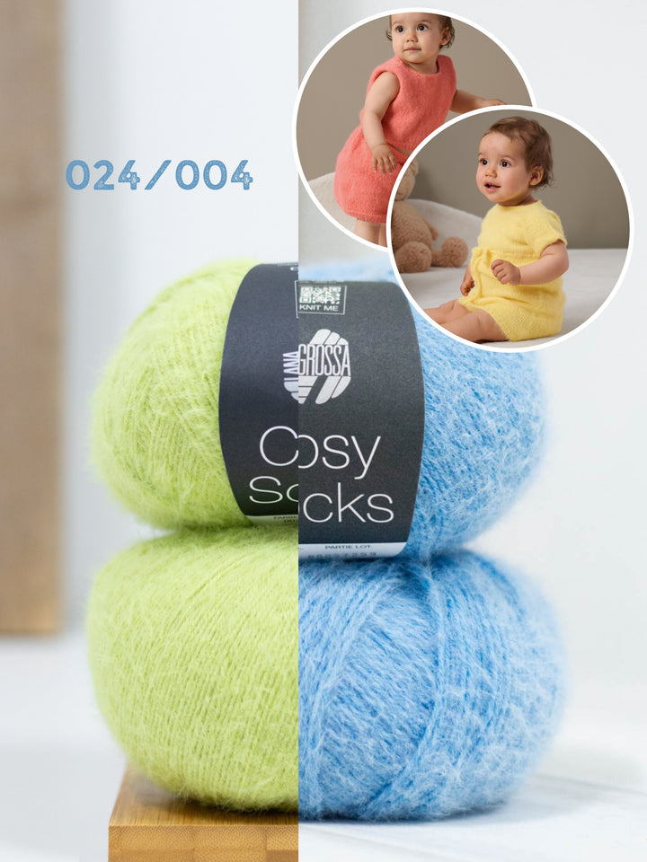 Breipakket Cosy Socks top+rok en jurk