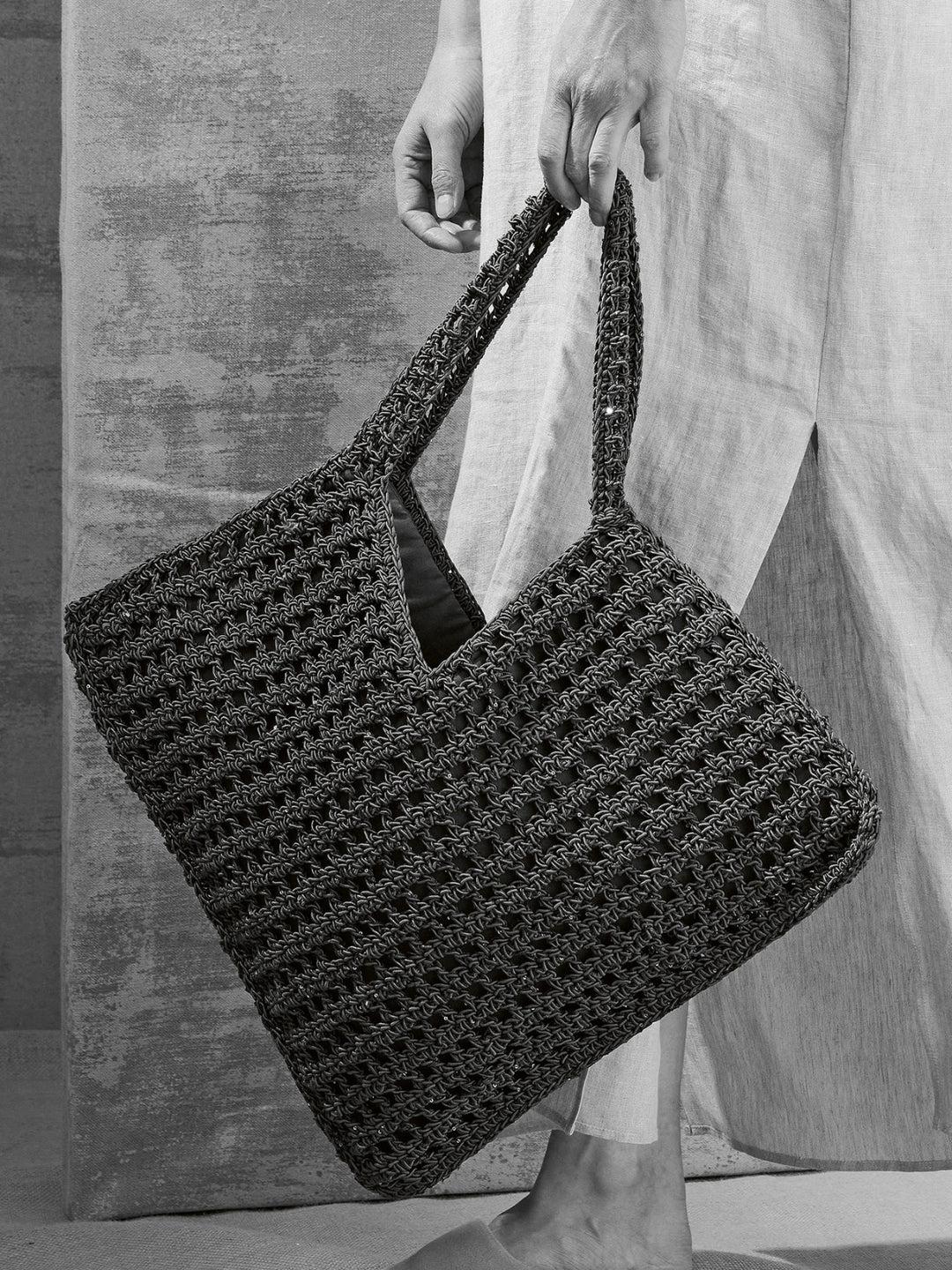 Haakpakket The Core Glamour strandtas