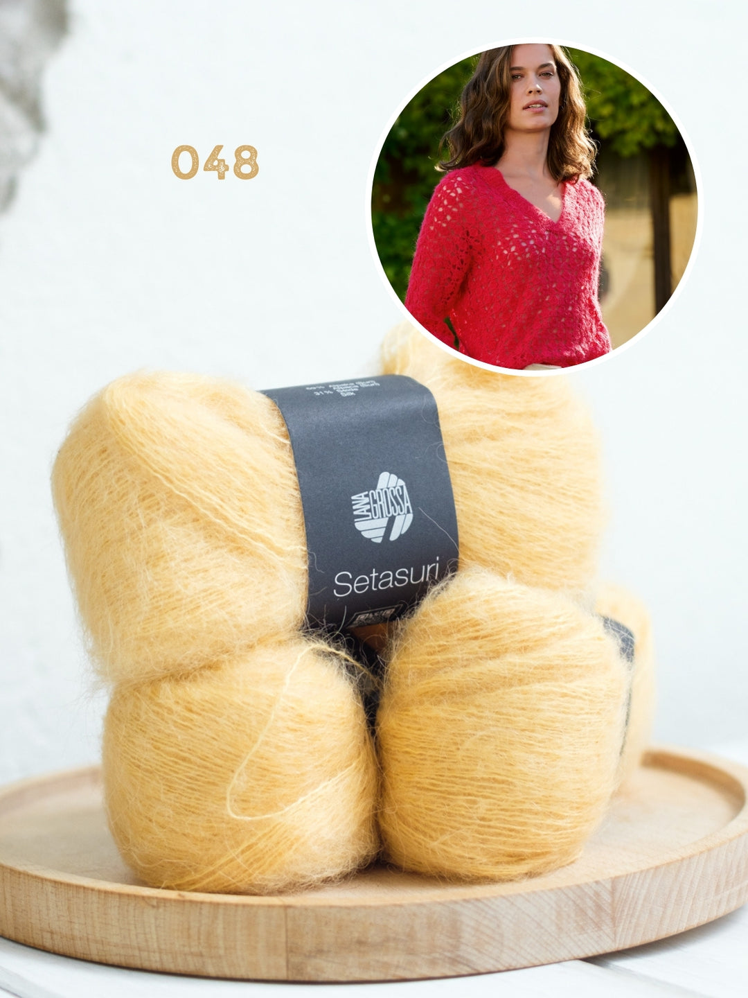 Haakpakket Setasuri v-hals trui