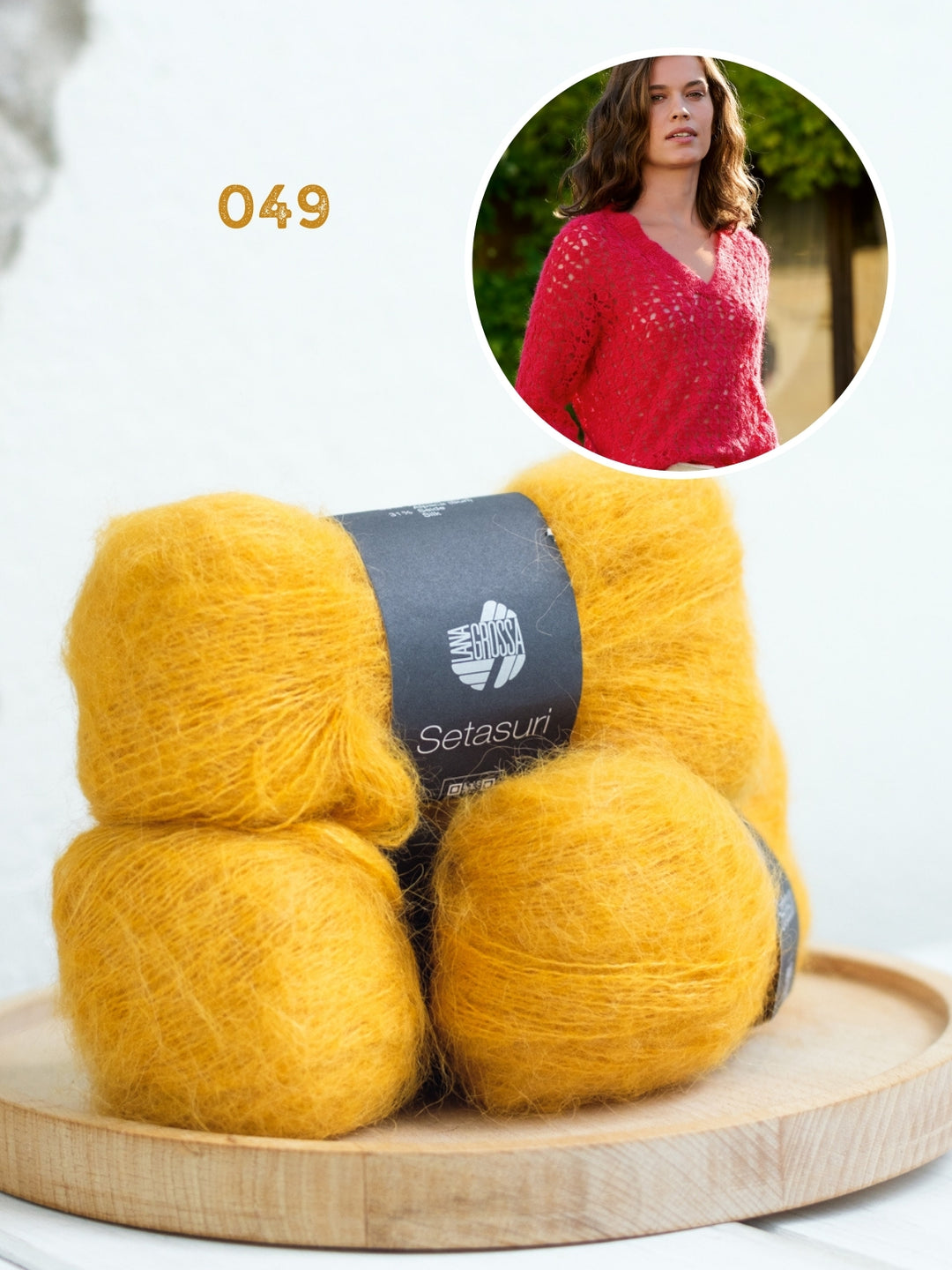 Haakpakket Setasuri v-hals trui