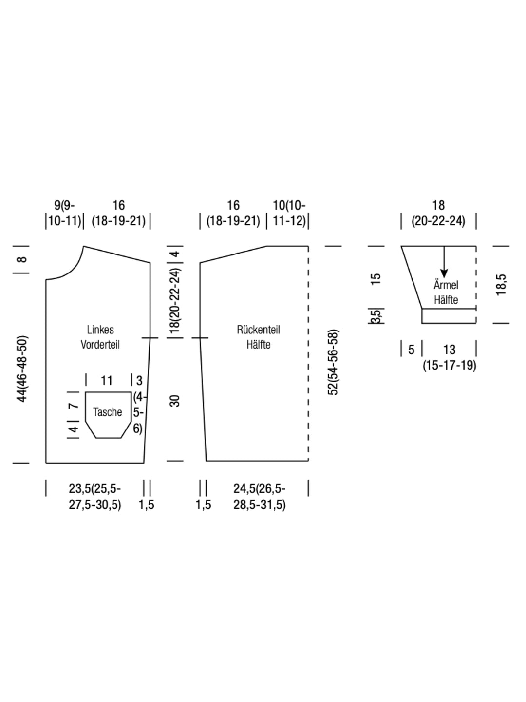 Breipakket Filo Paillettes korte mouwen vest