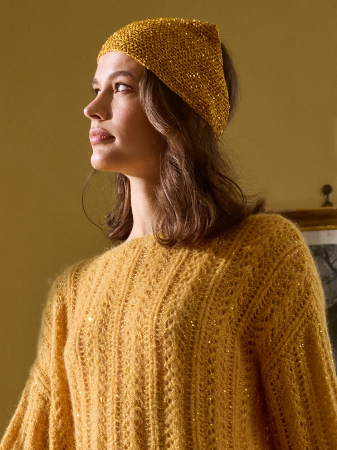 Haakpakket Glamour hoofddoek