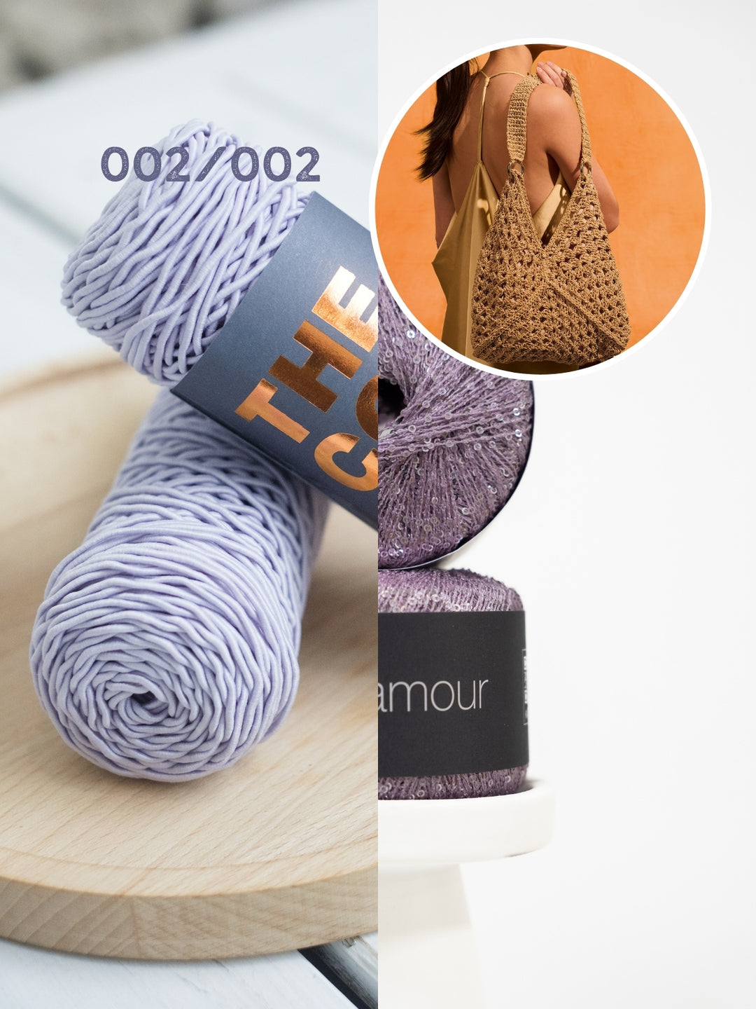 Haakpakket The Core Glamour granny square tas