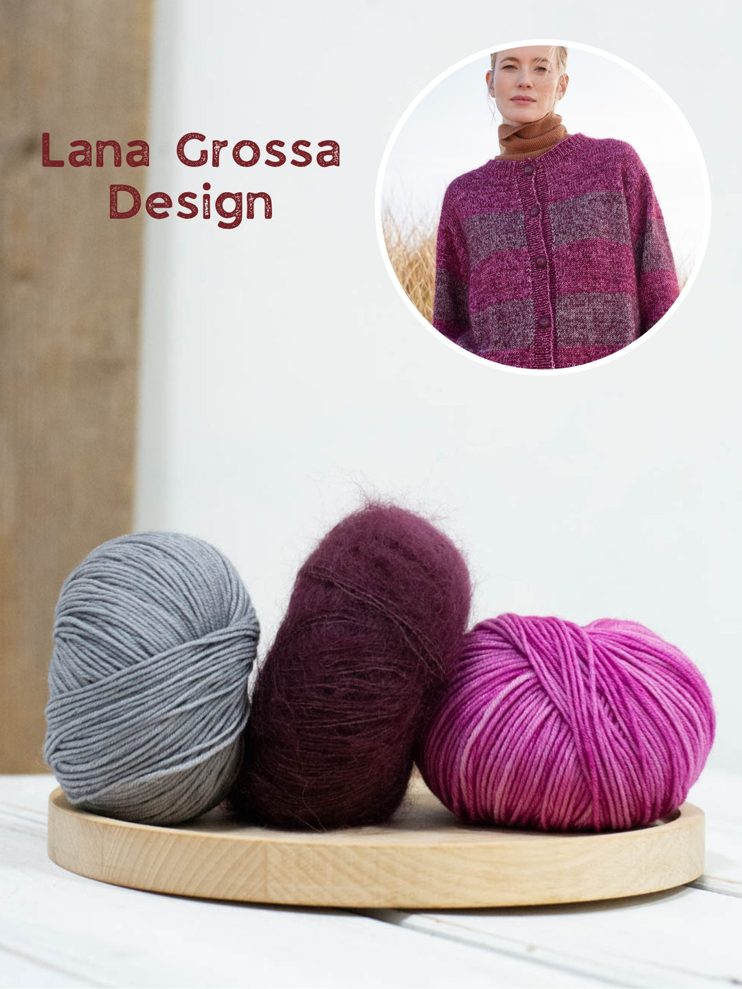 Breipakket Cool Wool Vintage Silkhair strepenvest