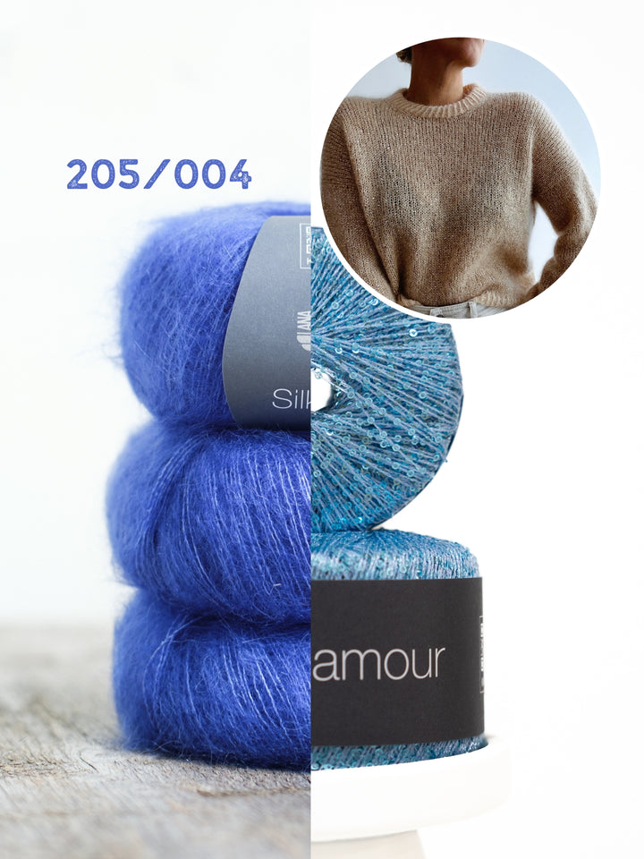 Breipakket Odette Sweater - Engels- & Duitstalig - Kolibri by Johanna