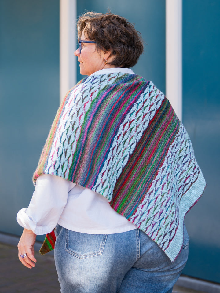 Breipakket Lizas Tuch New Waves - Colorissimo Ecopuno