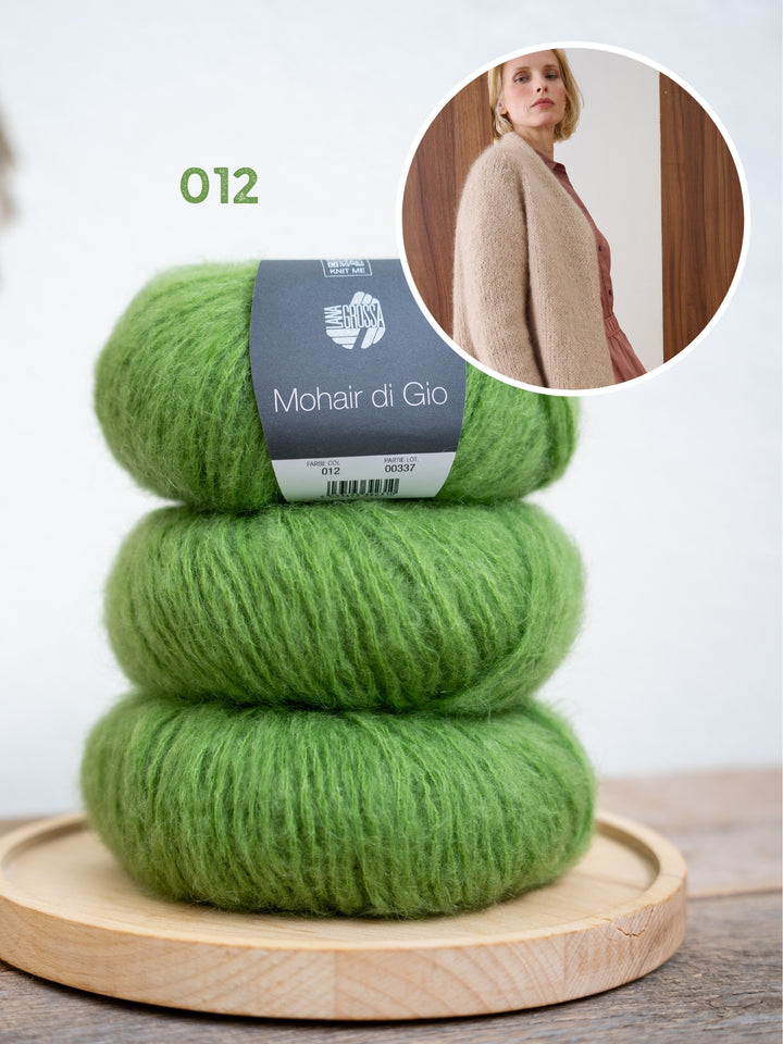 Breipakket Mohair Di Gio vest