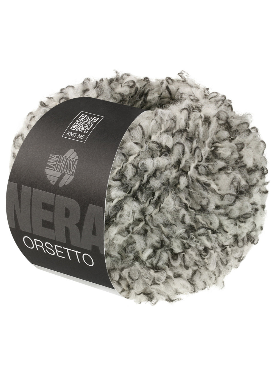 Orsetto Mouliné 106 Zwart/Grijs