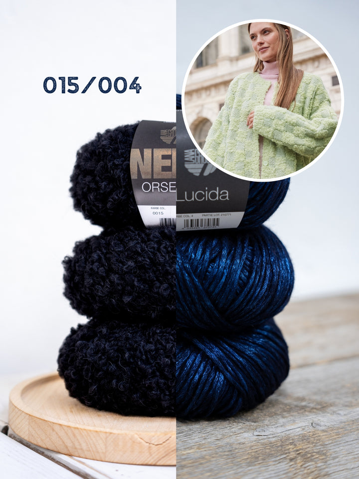 Breipakket Orsetto Lucida dambord vest