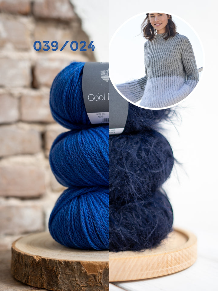 Breipakket Basta Cool Merino trui in patentsteek