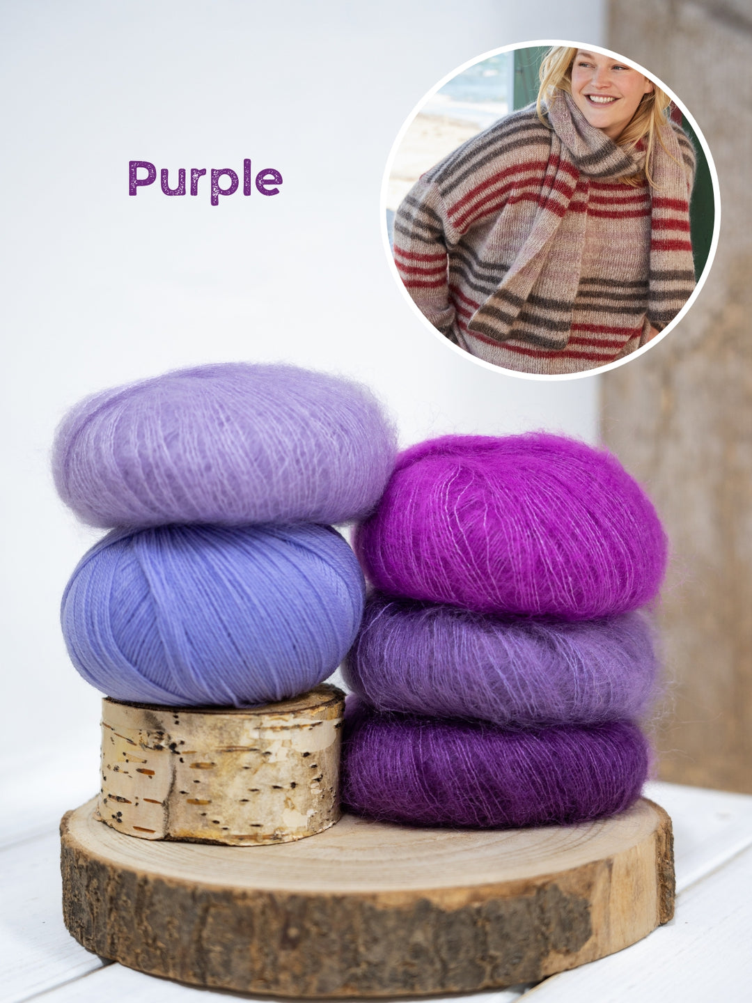 Breipakket Cool Wool Lace Silkhair strepentrui