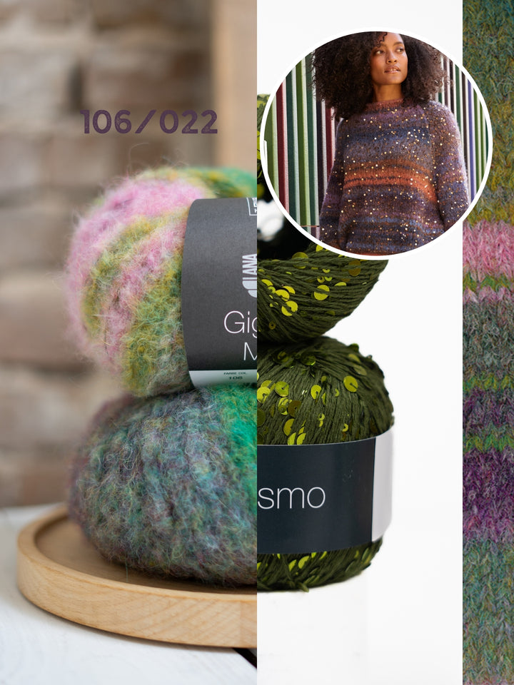 Breipakket Gigante Multi Cosmo oversized trui