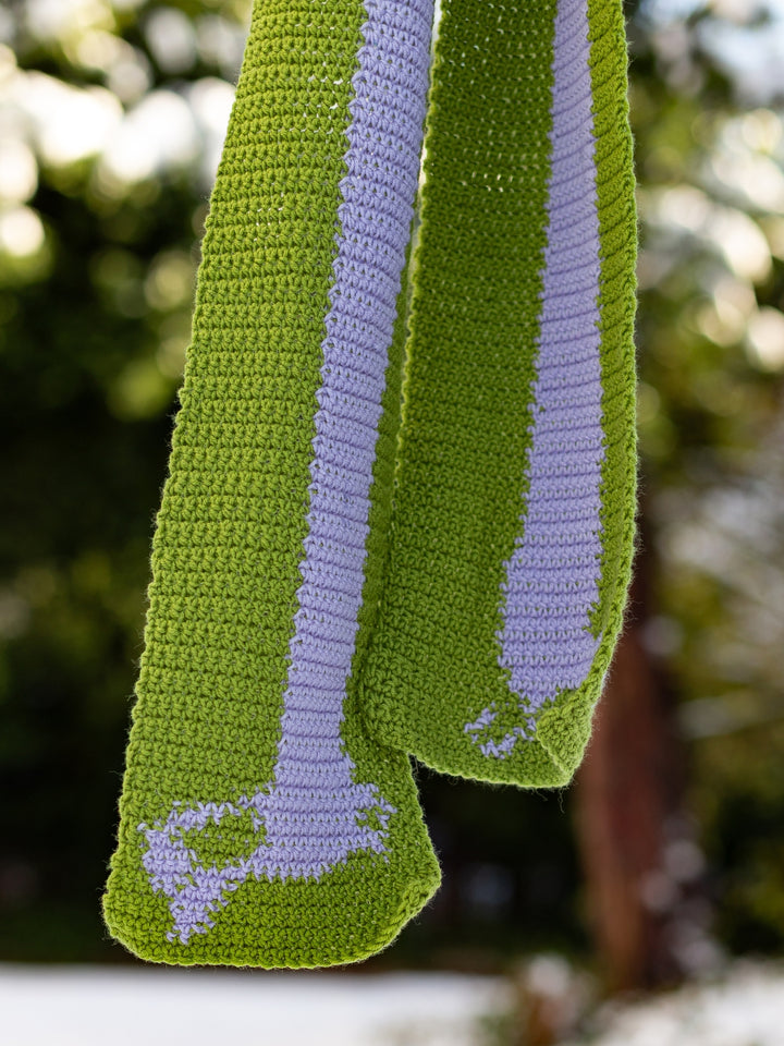 Haakpakket Sausage Dog Scarf - Engelstalig - Devout Hand