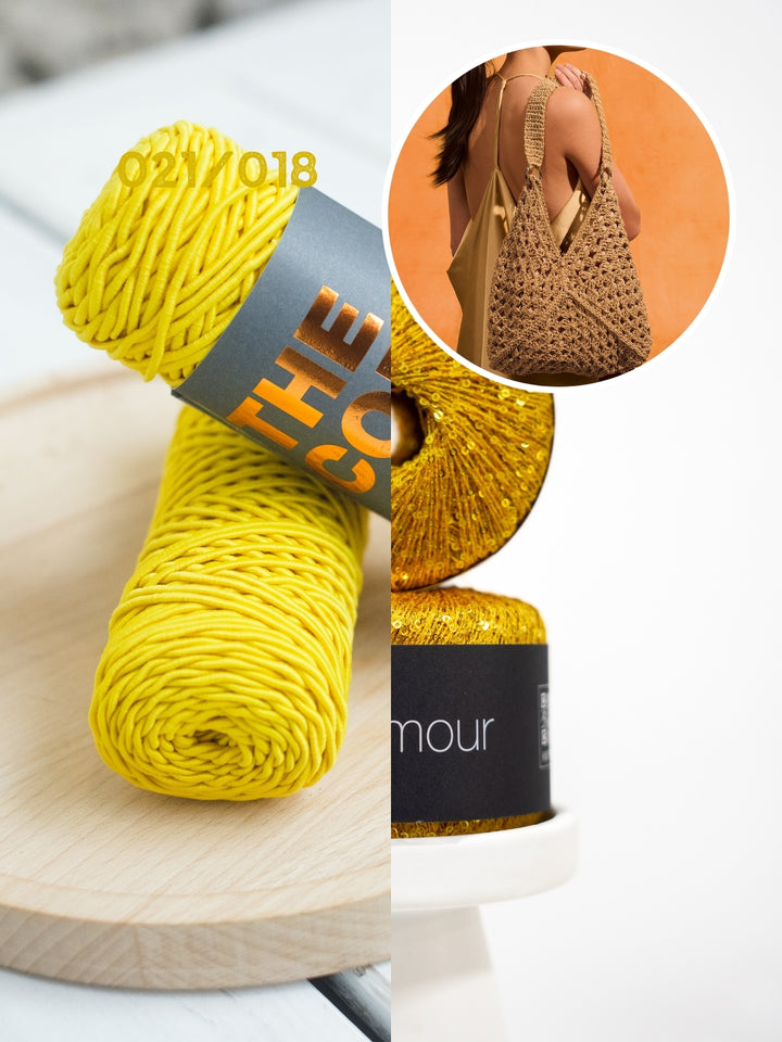 Haakpakket The Core Glamour granny square tas